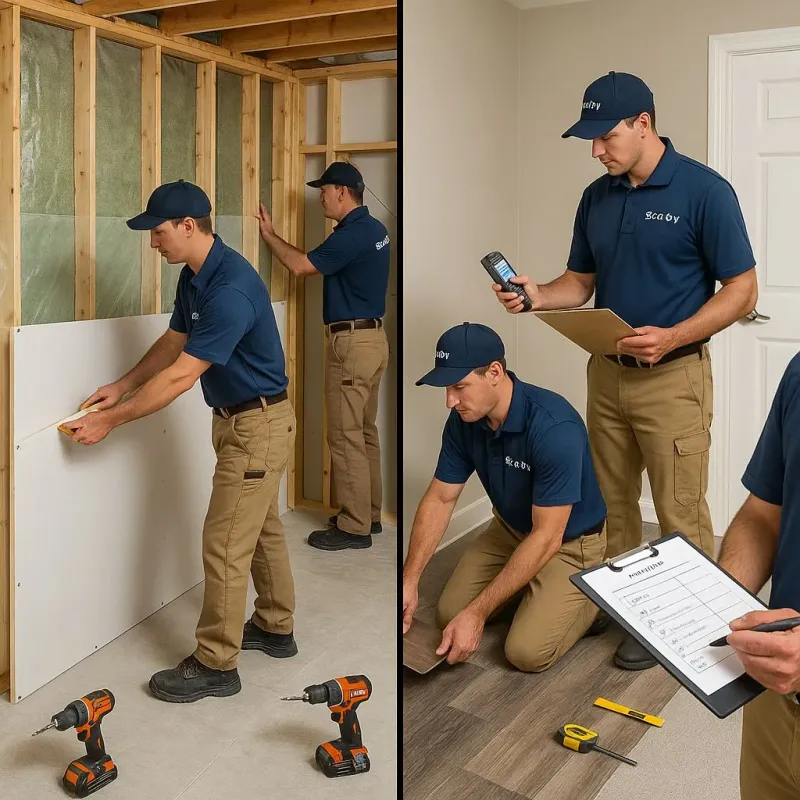 Repairs and Reconstruction process in Woodville, WI